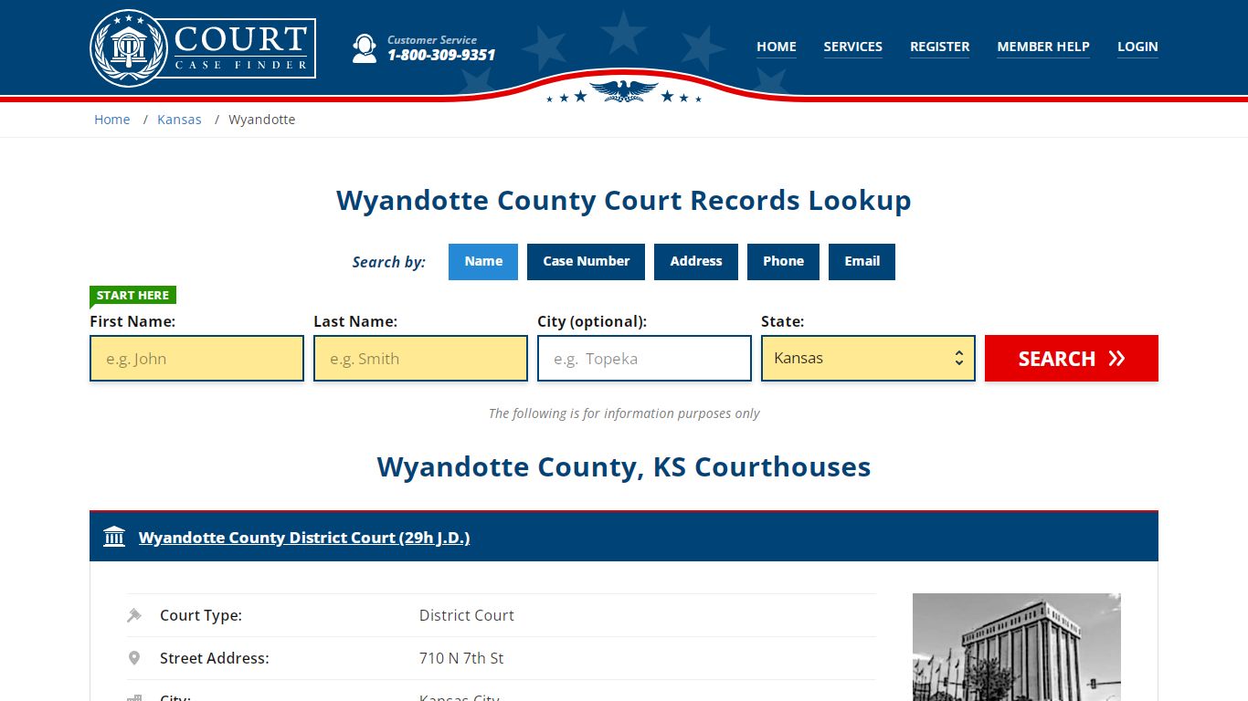 Wyandotte County Court Records | KS Case Lookup